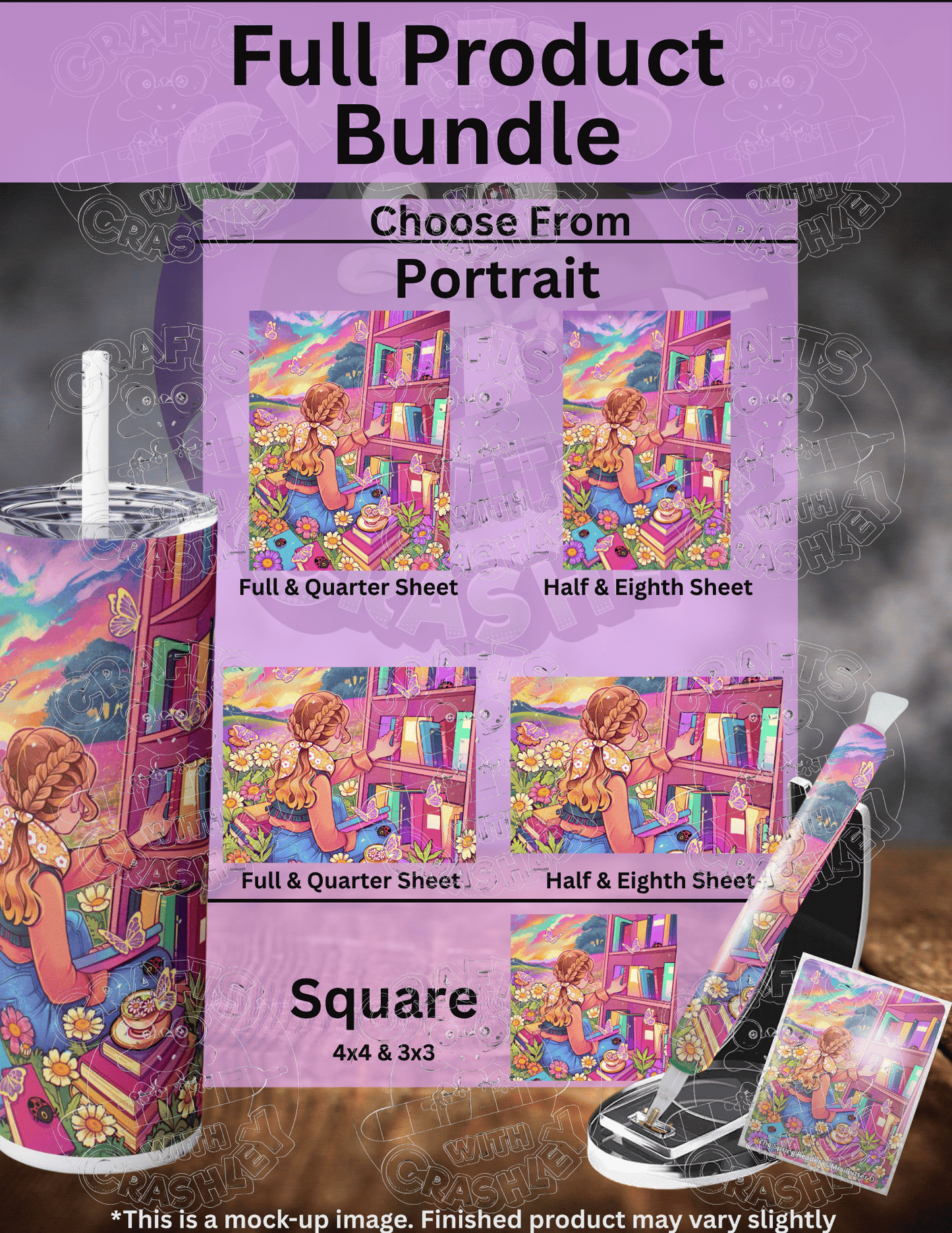 "The Spring Reader" by ©Mrs Butter D Premium Accessories for Diamond Painting