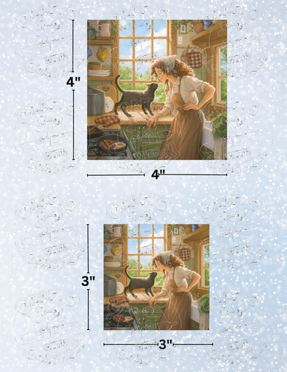 "Breakfast Buddies" By ©Ivy Dolamore Decorative Diamond Painting Release Papers