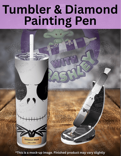 "Skeleton Mask" by ©Mrs Coffee Premium Accessories for Diamond Painting