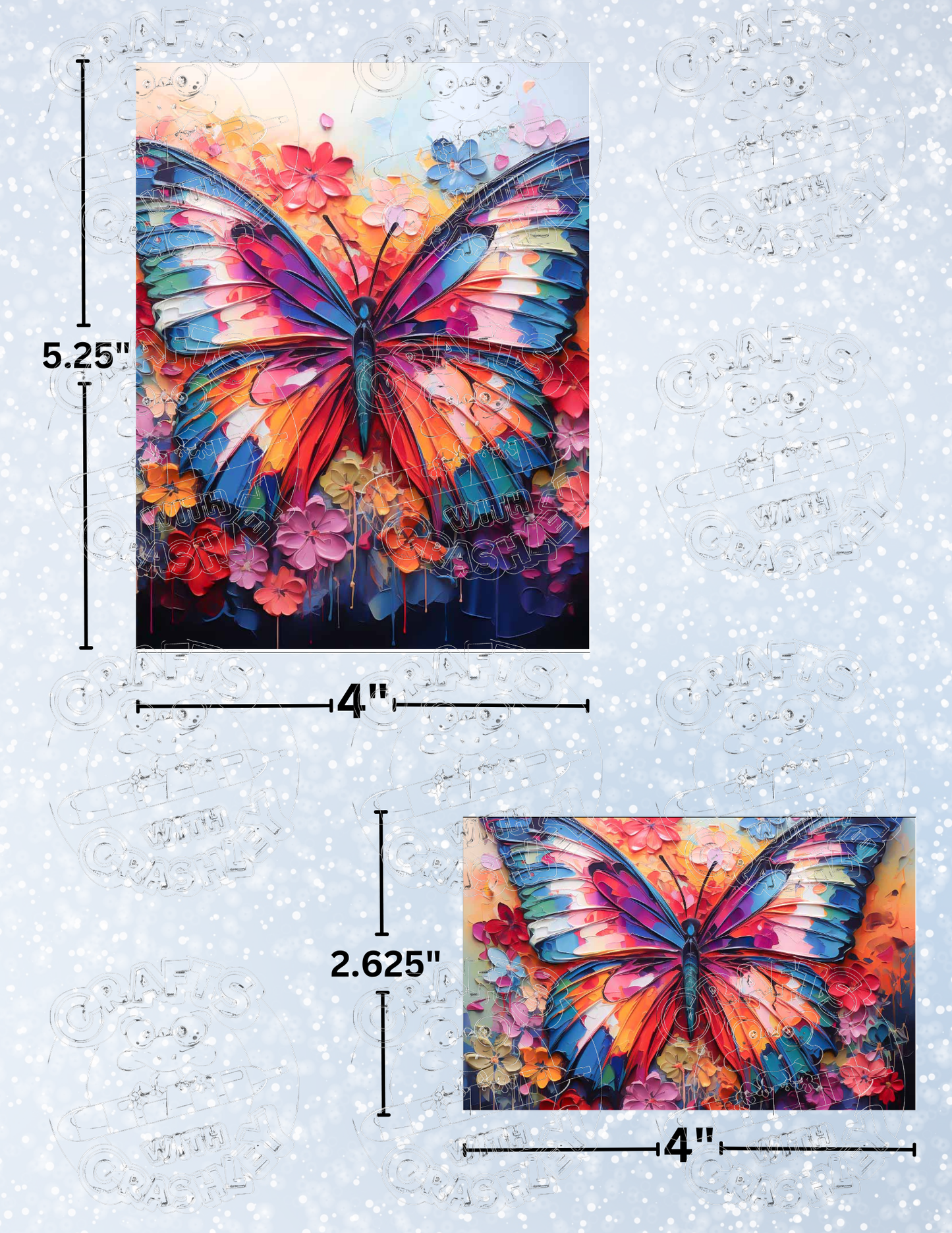 "Butterfly Bliss" by ©Stacy Deal Premium Decorative Release Papers for Diamond Painting