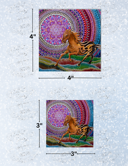 "Free Spirit" by ©Deborah Malcolm Decorative Diamond Painting Release Papers