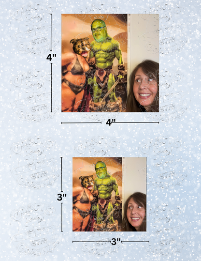 "Look What I Did" Decorative Diamond Painting Release Papers