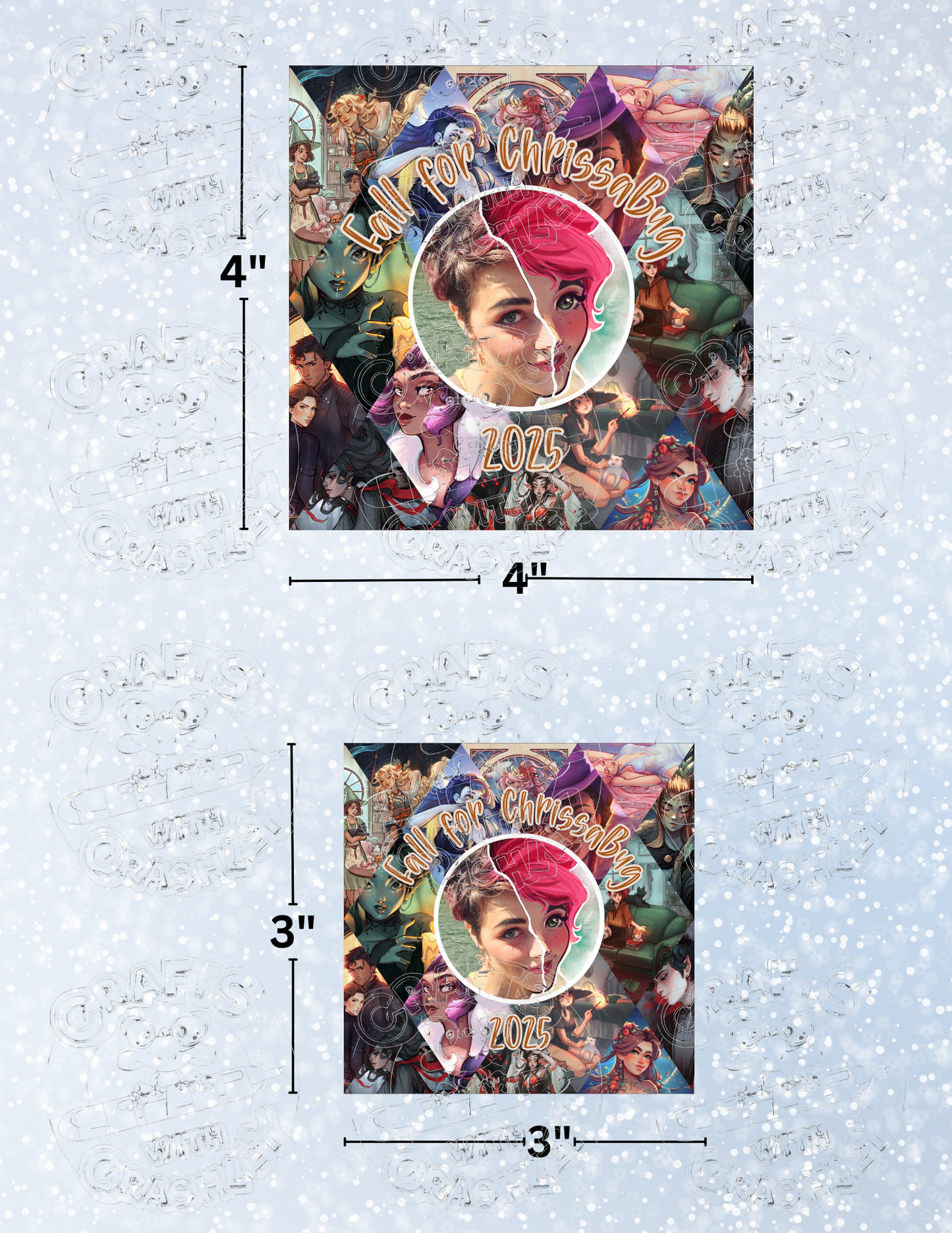 "Fall for ChrissaBug 2025" by ©ChrissaBug Premium Decorative Release Papers for Diamond Painting