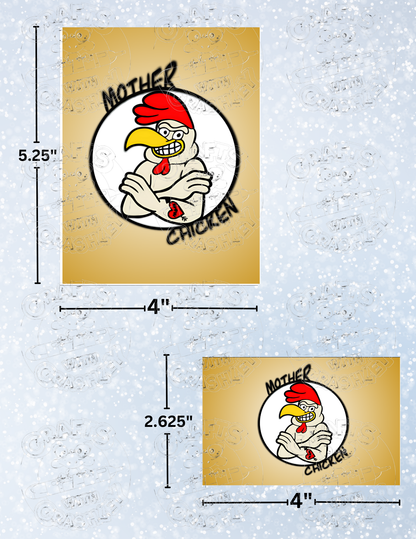 "Mother Chicken" by ©Mrs Coffee Premium Decorative Release Papers for Diamond Painting