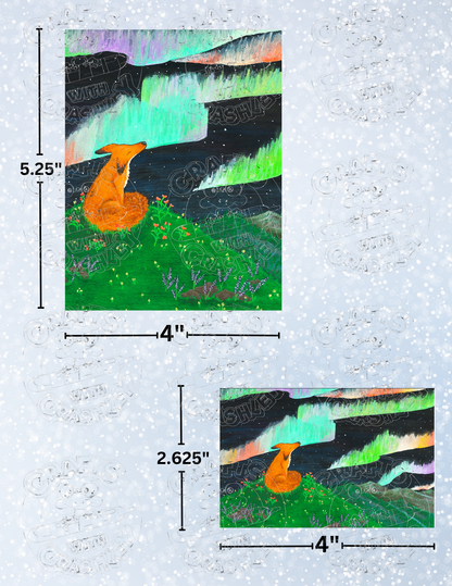 "Foxy Neon Night" by ©Courtney Lyons Premium Decorative Release Papers for Diamond Painting