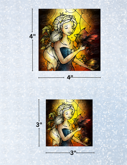 "Dragon Princess" by ©Mandie Manzano Decorative Diamond Painting Release Papers