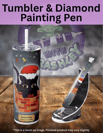 "Santa Kitty" by ©Kaleena Kollmeier Premium Accessories for Diamond Painting