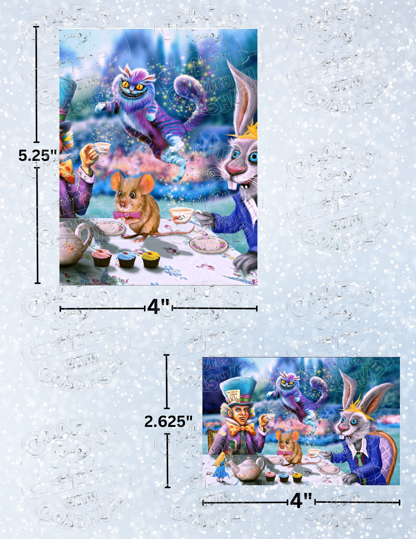 "The Tea Party" by ©Anthony Christou Premium Decorative Release Papers for Diamond Painting