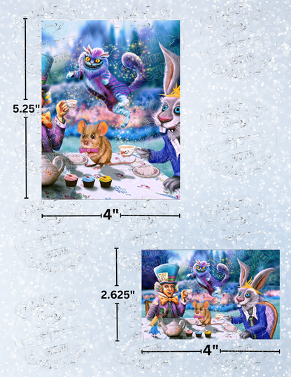 "The Tea Party" by ©Anthony Christou Premium Decorative Release Papers for Diamond Painting