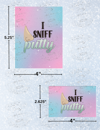 "I Sniff Putty" by ©Sara Anne Creations Premium Decorative Release Papers for Diamond Painting