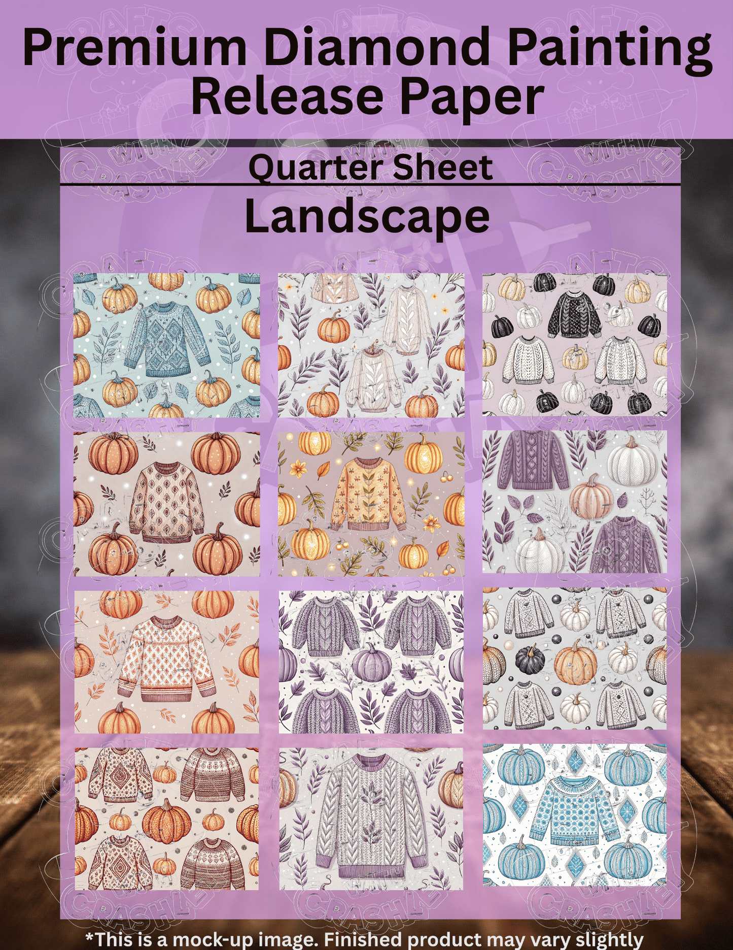 Sweater Weather Combo Pack Premium Release Paper for Diamond Painting