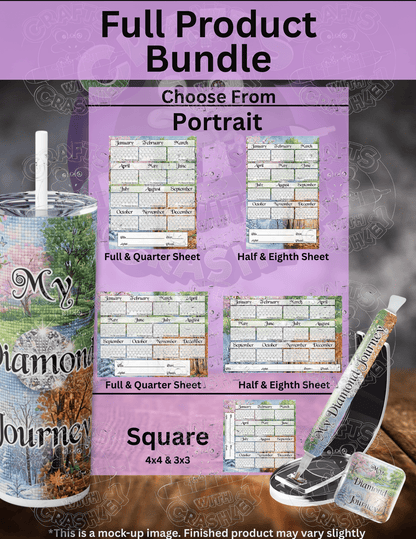 "My Diamond Painting Annual Tracker" Premium Accessories for Diamond Painting