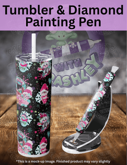 "Colorful Snowman Pattern" by ©Sheena Pike Premium Accessories for Diamond Painting