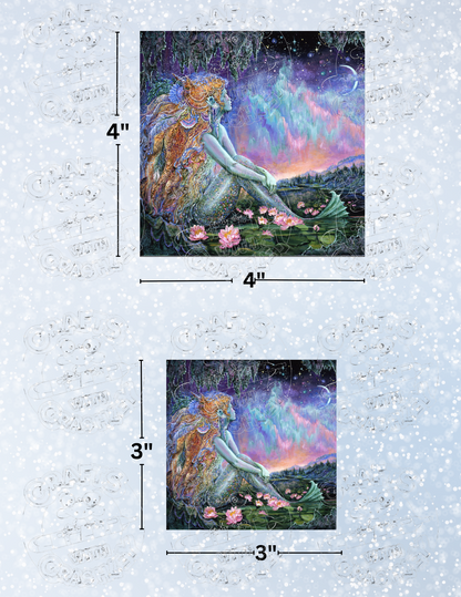 "Mermaid Pool" by ©Josephine Wall Decorative Diamond Painting Release Papers