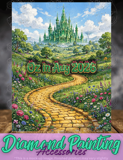 "Oz in Aug 2026 Emerald Castle" Premium Accessories for Diamond Painting