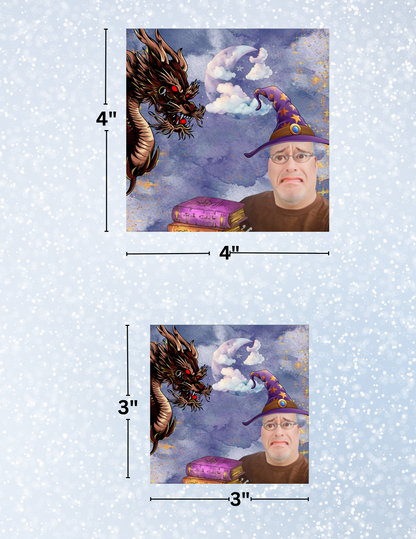 "Wizardi Rich" Decorative Diamond Painting Release Papers