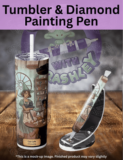 "Cat Cafe" by ©ChrissaBug Premium Accessories for Diamond Painting