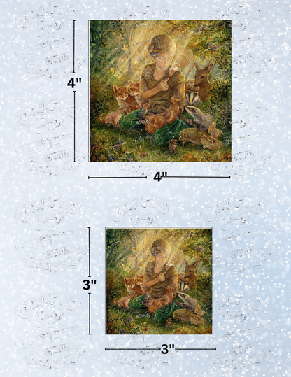 "Forest Friends" by ©Josephine Wall Decorative Diamond Painting Release Papers