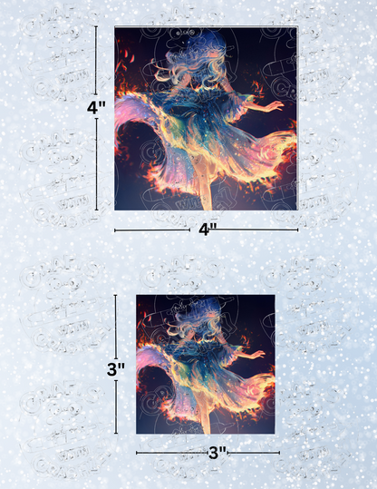 "Starfire Dance" by ©Yuumei Decorative Diamond Painting Release Papers