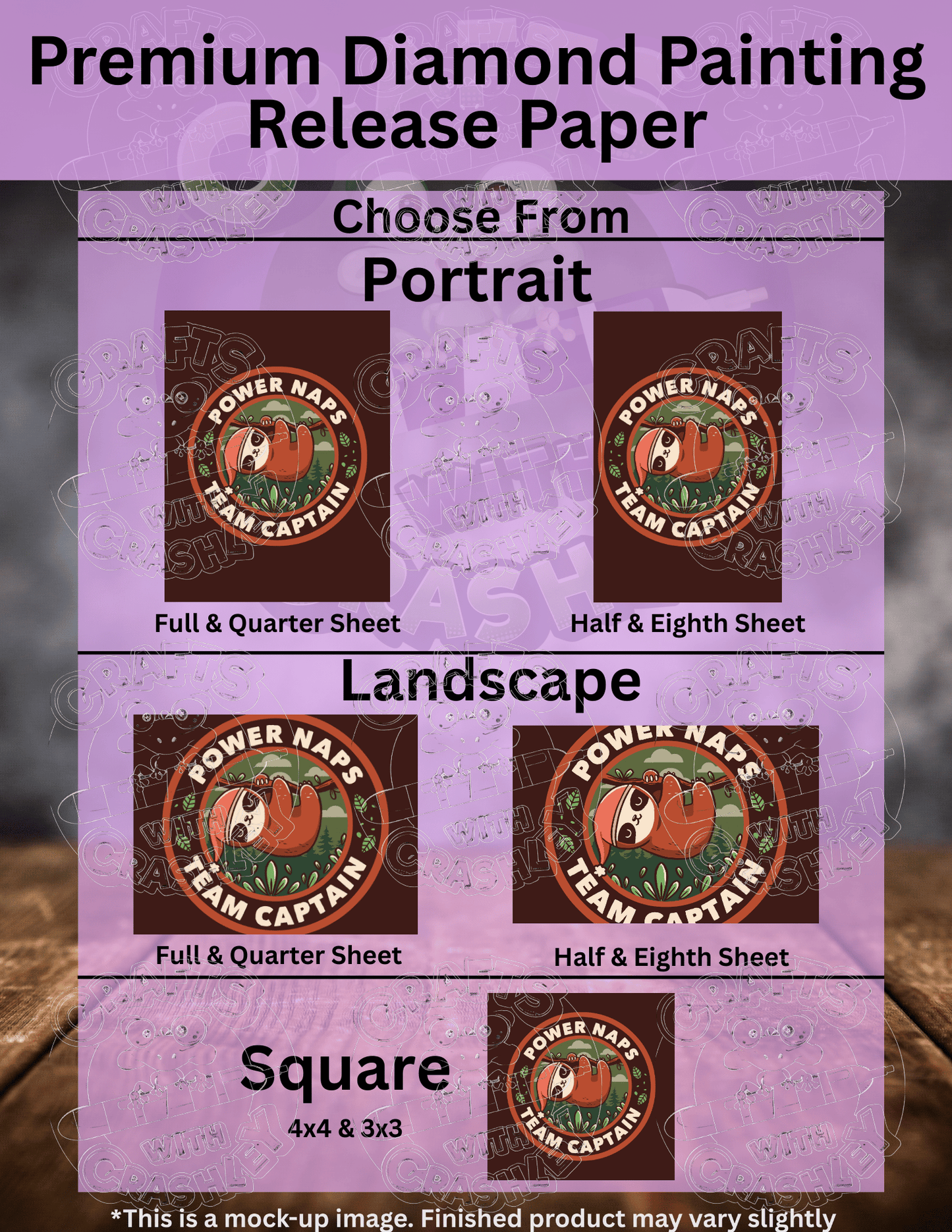 "Power Naps Team Captain" by ©Tobe Fonseca Premium Accessories for Diamond Painting