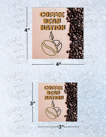 "Coffee Bean Logo" by Mrs Coffee Decorative Diamond Painting Release Papers