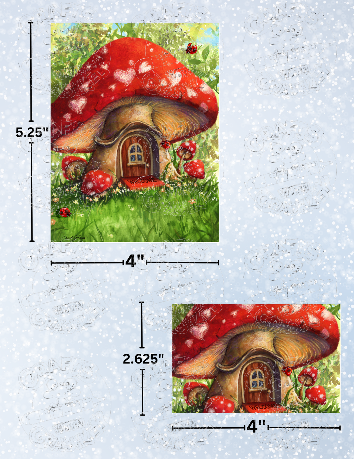 Product Bundle "Mushroom House" by ©Janet Stever