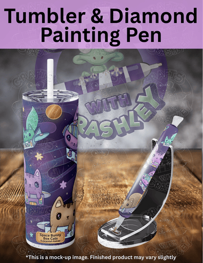 "Space Bunny Box Cats" by ©Jeremiah Ketner Premium Accessories for Diamond Painting