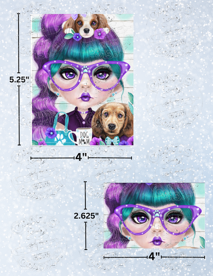 "Puppy Loving Petunia" by ©Sheena Pike Premium Decorative Release Papers for Diamond Painting