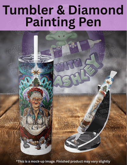 "Bohemian Mrs Claus" by ©Cheryl Baker Premium Accessories for Diamond Painting