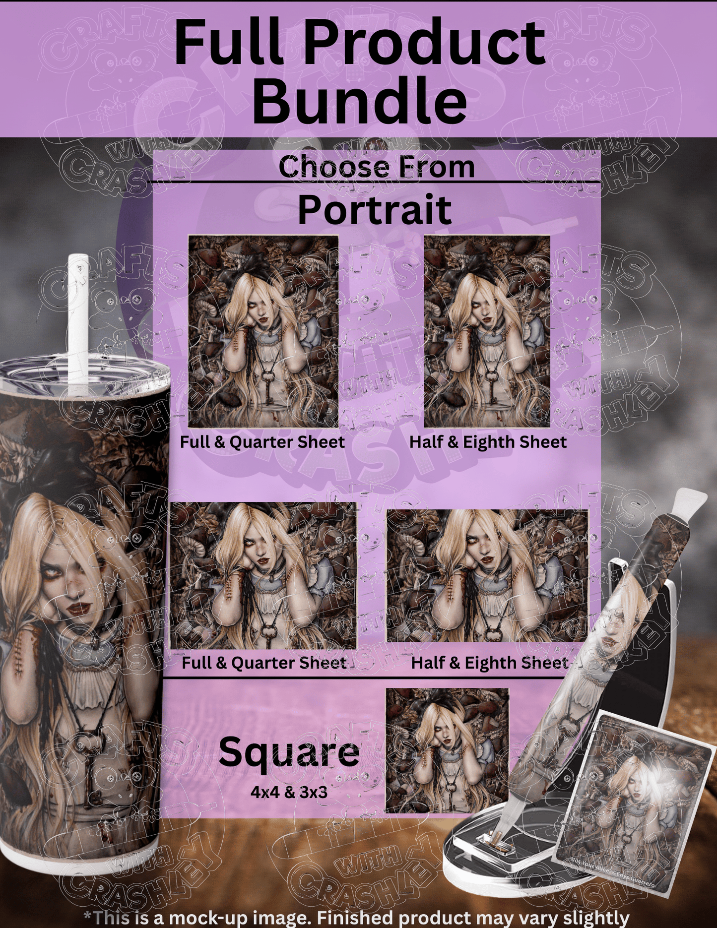 "Not Your Alice" by ©Enys Guerrero Premium Accessories for Diamond Painting