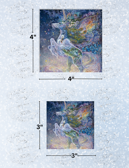 "Soul of a Unicorn" by ©Josephine Wall Decorative Diamond Painting Release Papers