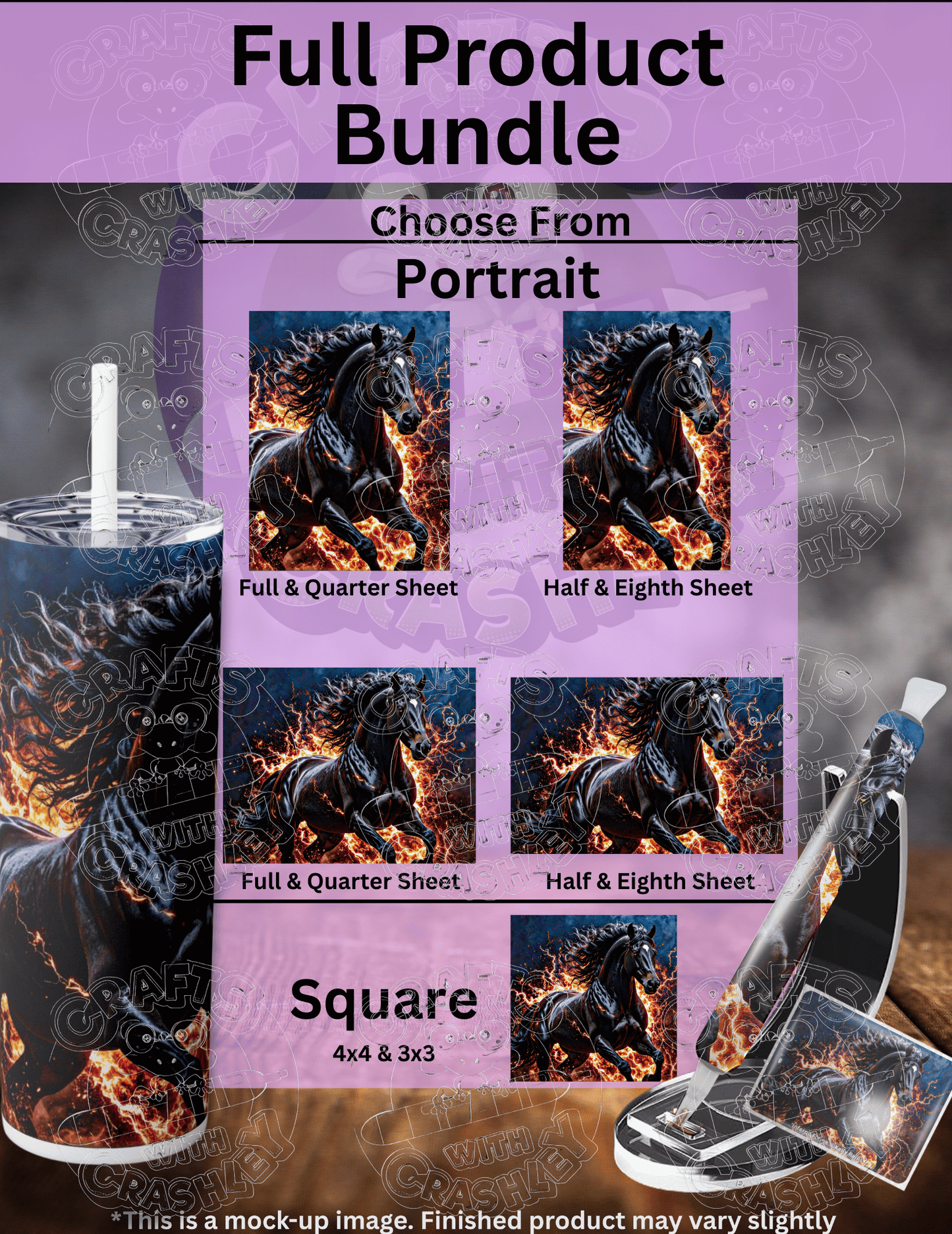 "Inferno Flames" by ©Kelly Reins Premium Accessories for Diamond Painting