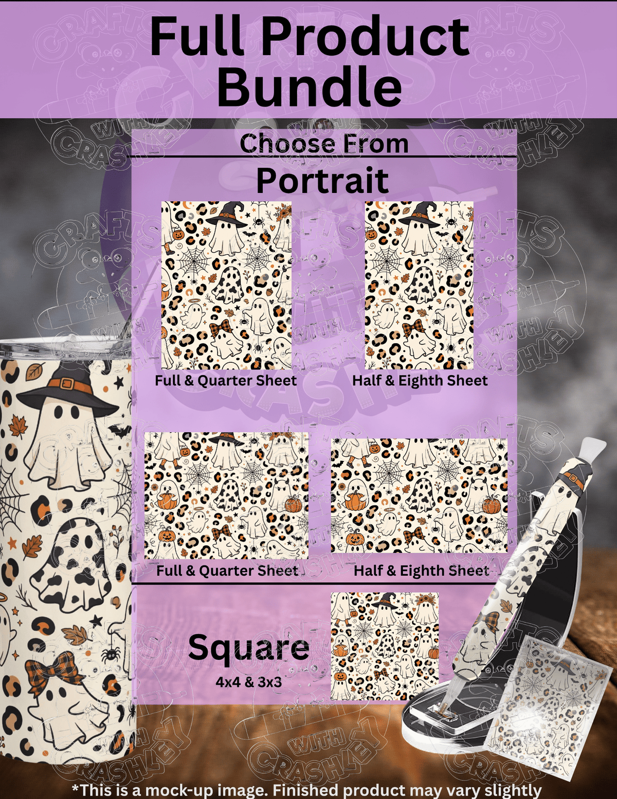 "Cute Ghosts" Premium Accessories for Diamond Painting