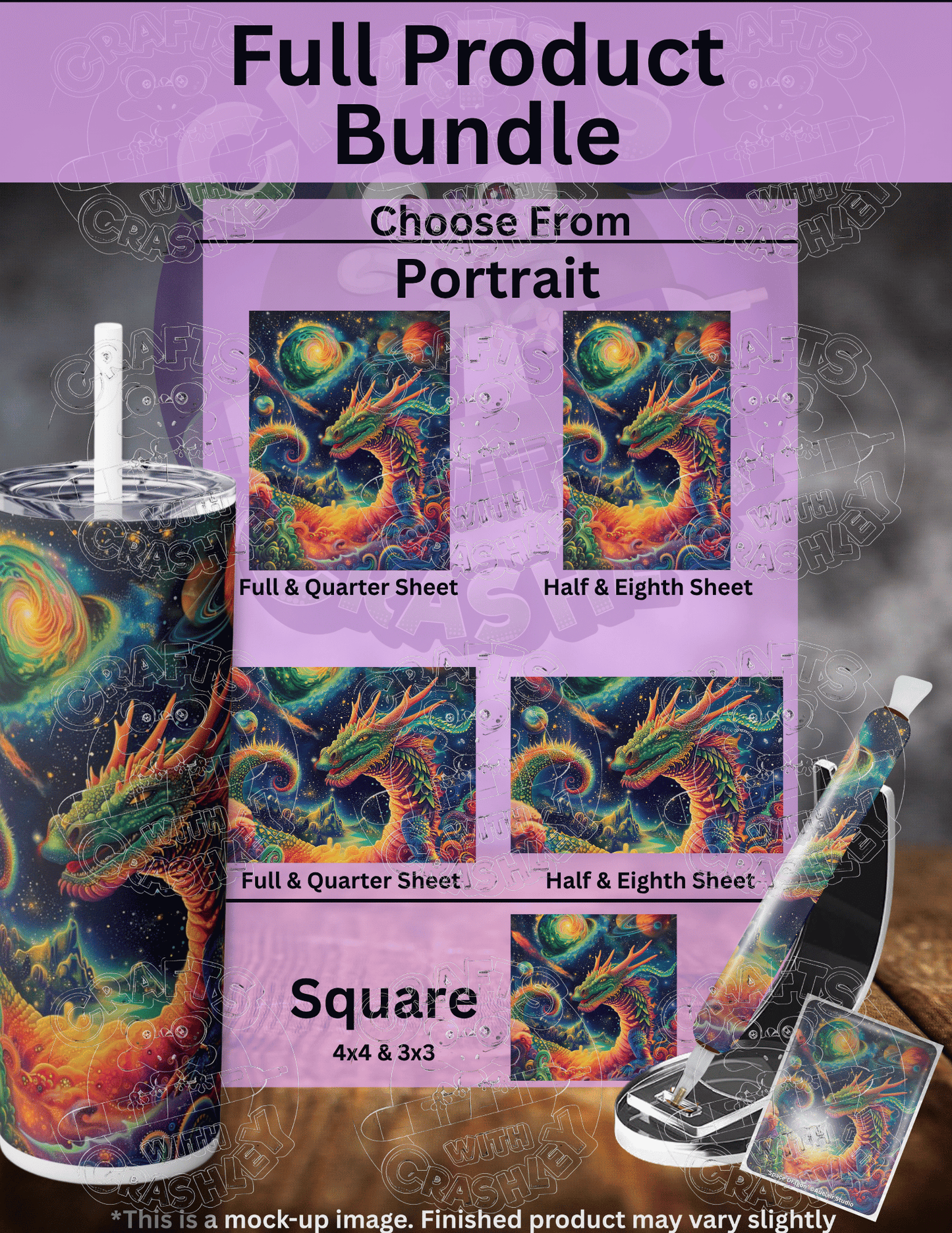 "Space Dragon" by ©Auclair Studio Premium Accessories for Diamond Painting