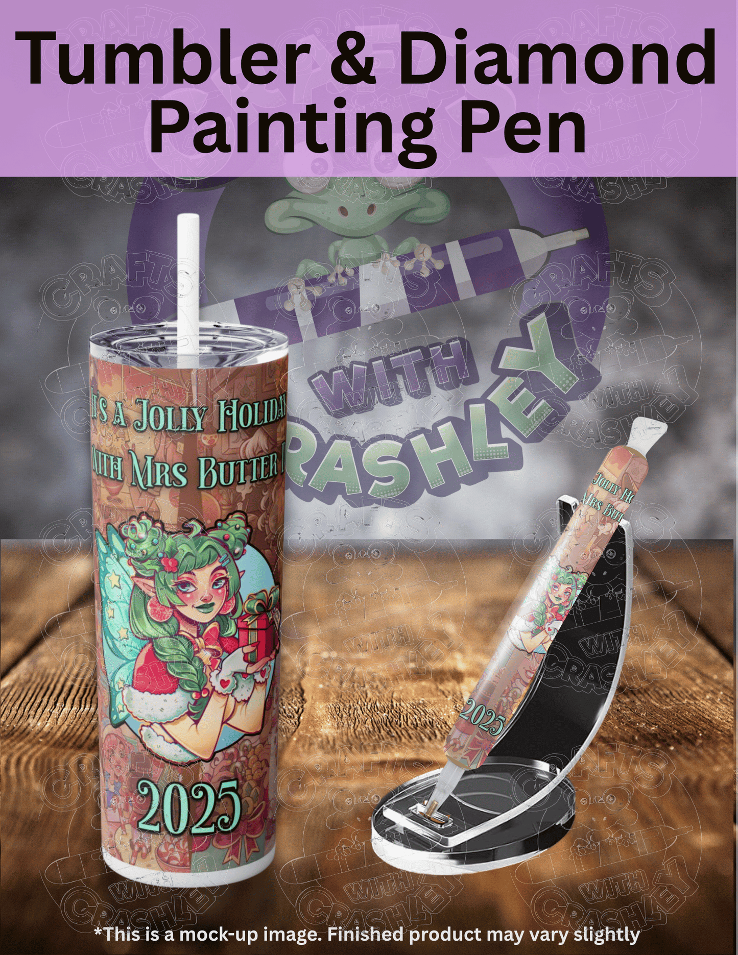 "It's a Jolly Holiday with Mrs Butter D 2025" by ©Mrs Butter D Premium Accessories for Diamond Painting