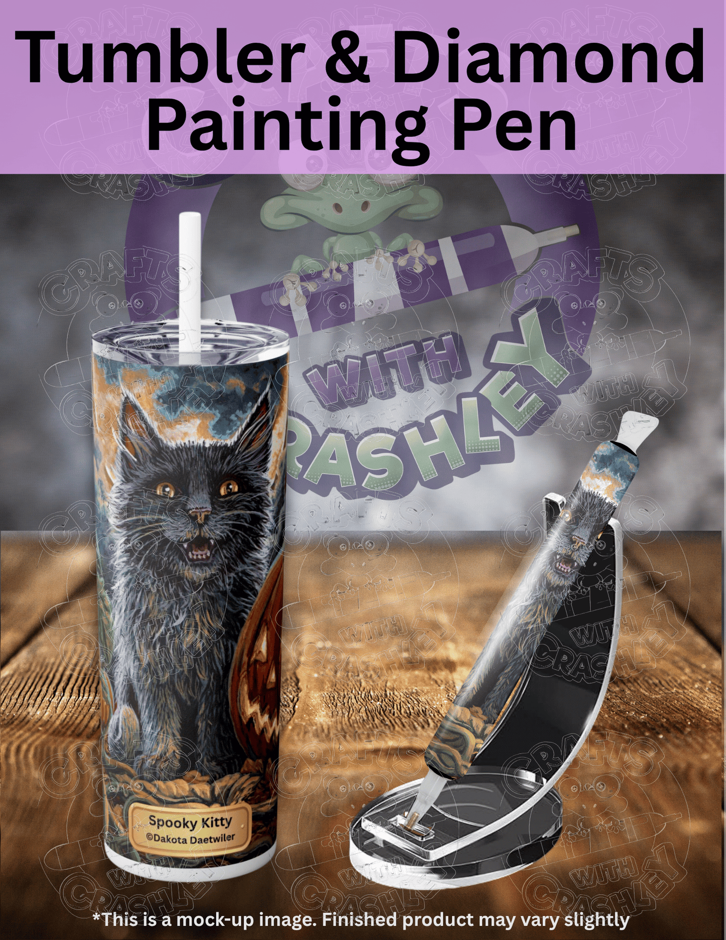 "Spooky Kitty" by ©Dakota Daetwiler Premium Accessories for Diamond Painting