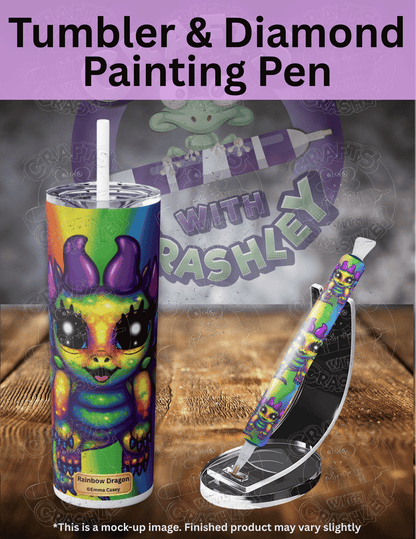 "Rainbow Dragon" by ©Emma Casey Premium Accessories for Diamond Painting