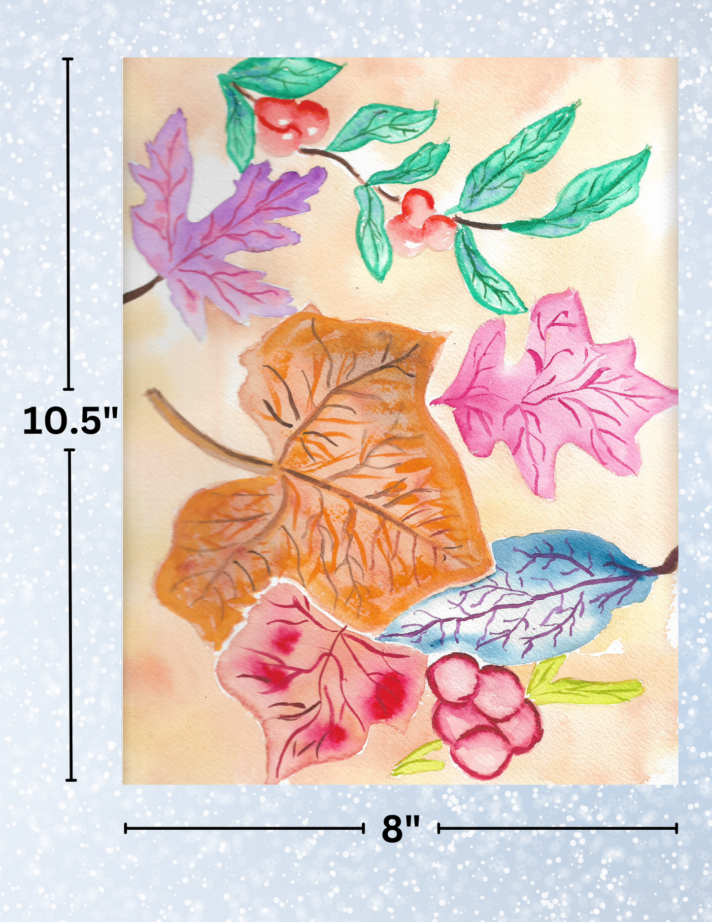 "Fall Leaves" By Crafting Journey Decorative Diamond Painting Release Papers