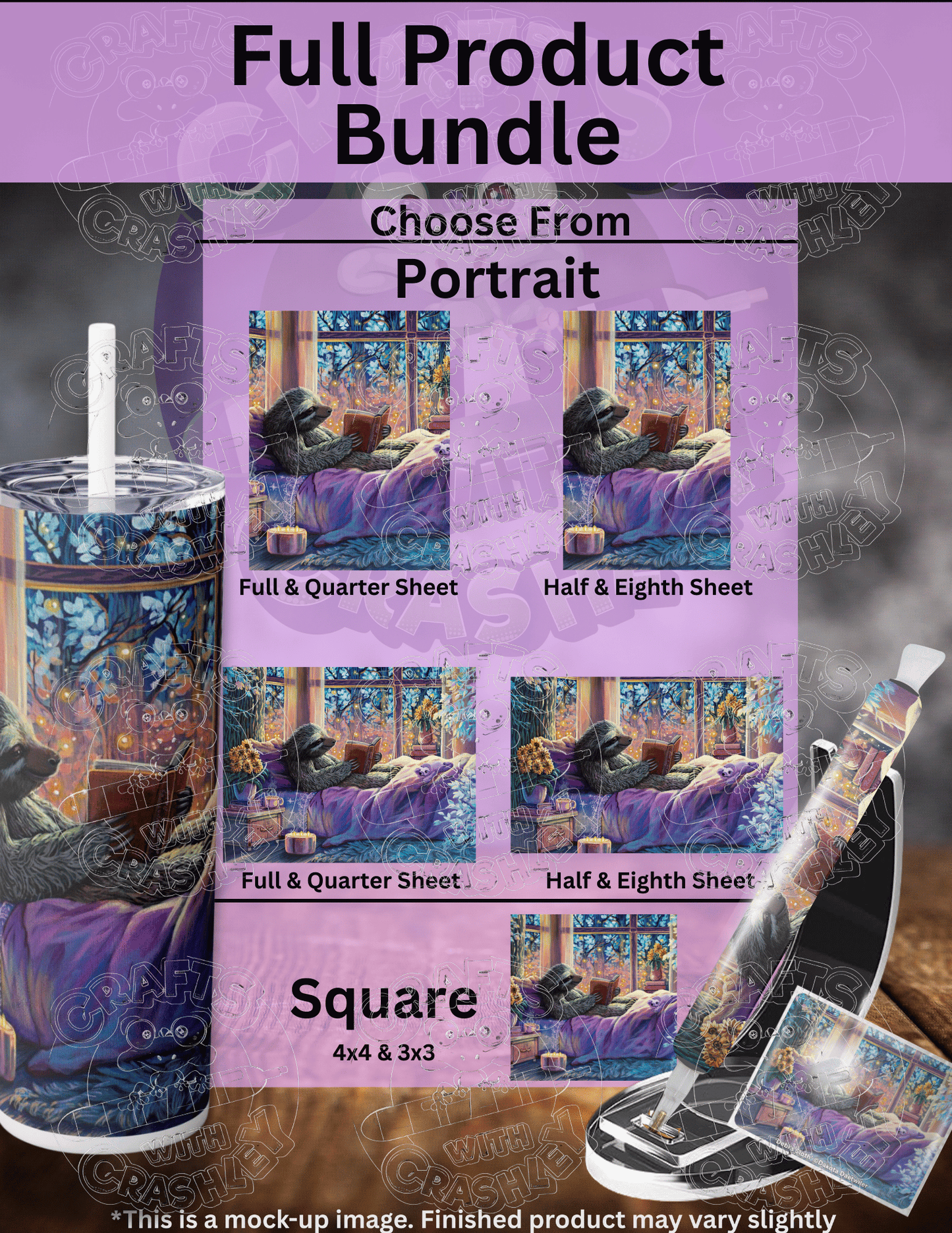 "Debi's Sloth" by ©Dakota Daetwiler Premium Accessories for Diamond Painting