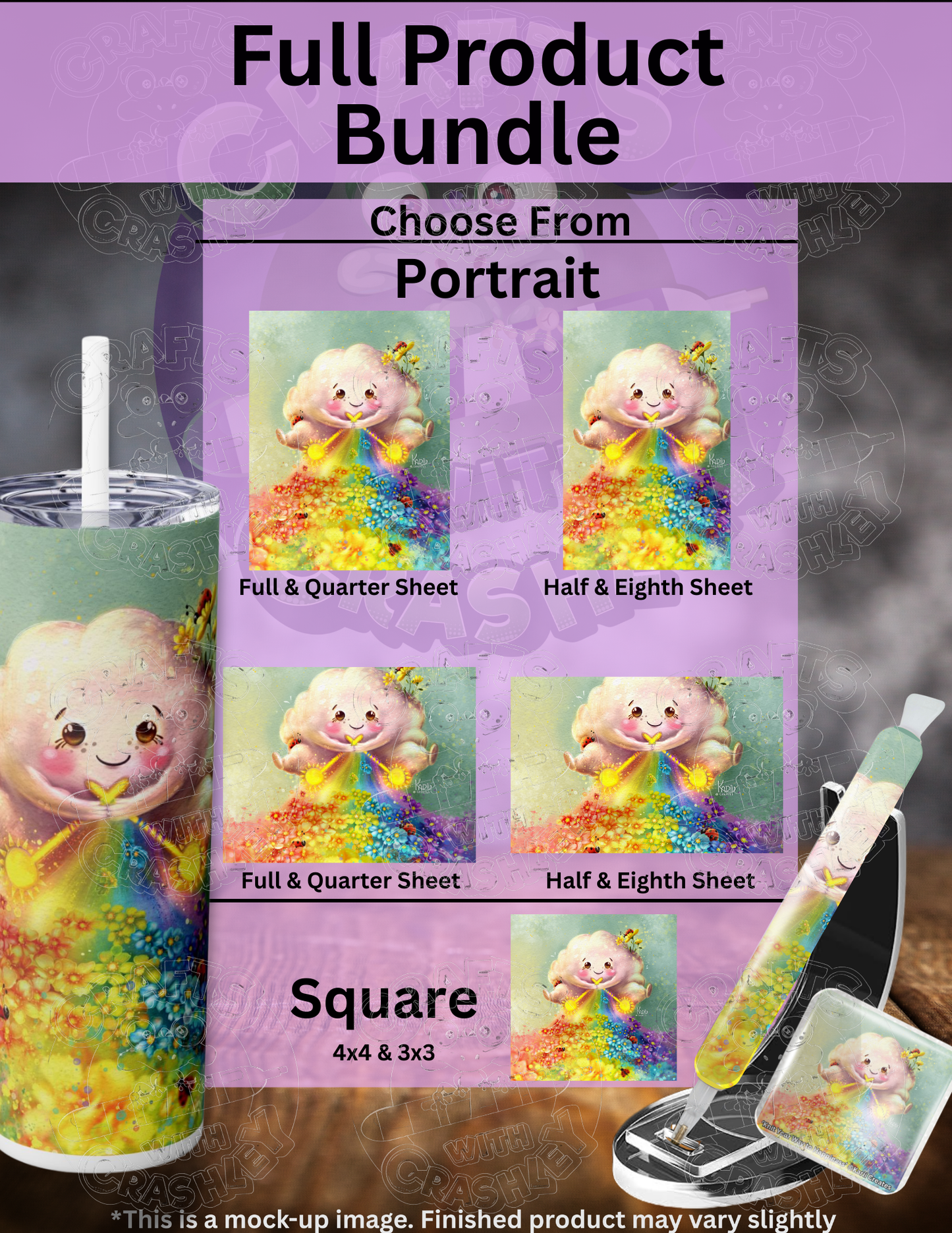 "Knit Your Way to Happiness" by ©Karii Creates Premium Accessories for Diamond Painting