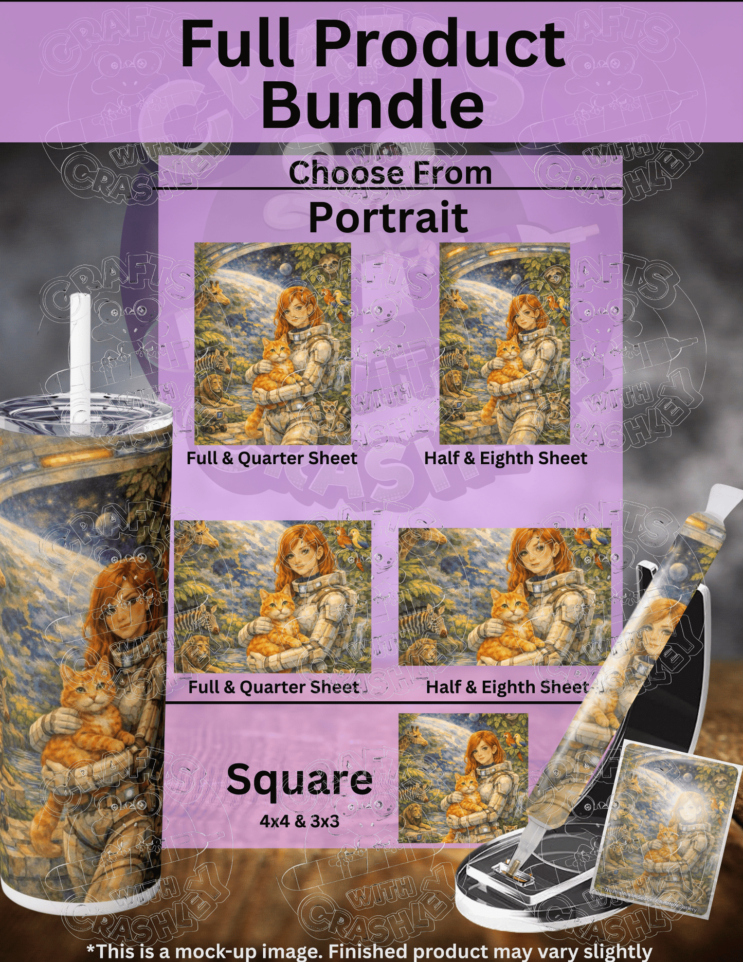 "Noah's Ark in Space" by ©RedNiN Gallery Premium Accessories for Diamond Painting