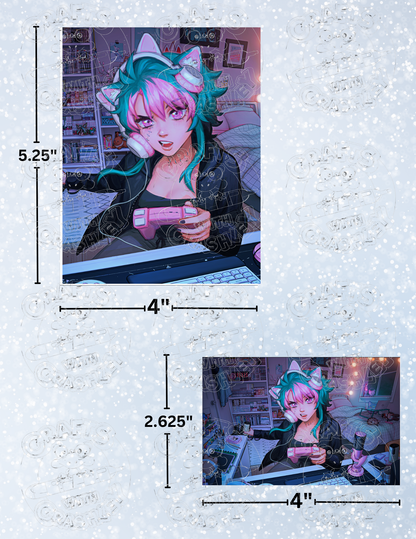 "WTF Moment" by ©Ivy Dolamore Premium Decorative Release Papers for Diamond Painting