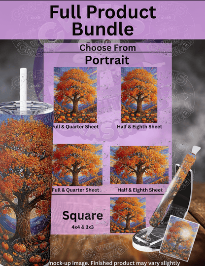 "Autumn's Majestic Mosaic" Premium Accessories for Diamond Painting