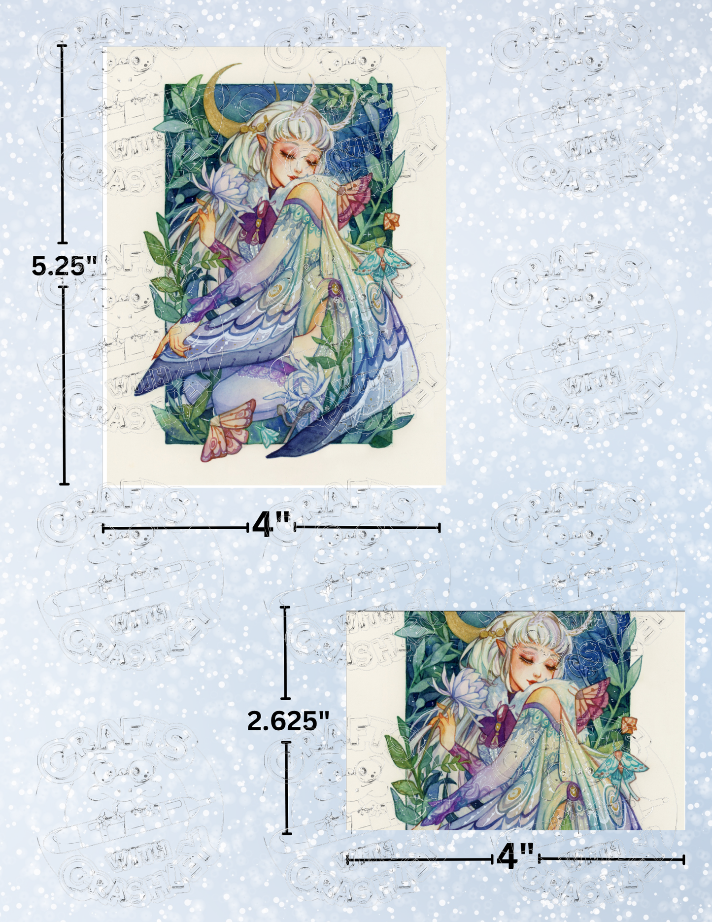 "Night Melody" by ©Margaret Morales Premium Decorative Release Papers for Diamond Painting