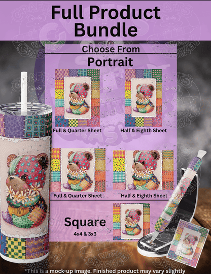 "Teddy Patches" by ©Karii Creates Premium Accessories for Diamond Painting