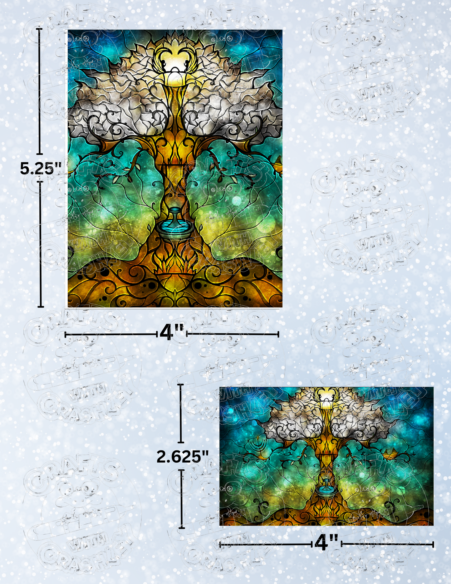 "Tree of Life" by ©Mandie Manzano Premium Decorative Release Papers for Diamond Painting