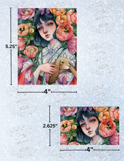 "Garden of Mae" by ©Margaret Morales Premium Decorative Release Papers for Diamond Painting