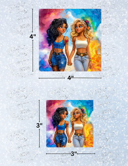 "Unbreakable Bonds, Unstoppable Love" by Stacy Deal Decorative Diamond Painting Release Papers