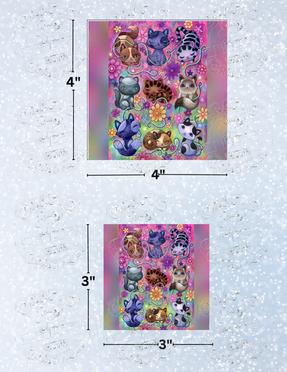 "Kitty Cat" by ©Jeremiah Ketner Decorative Diamond Painting Release Papers