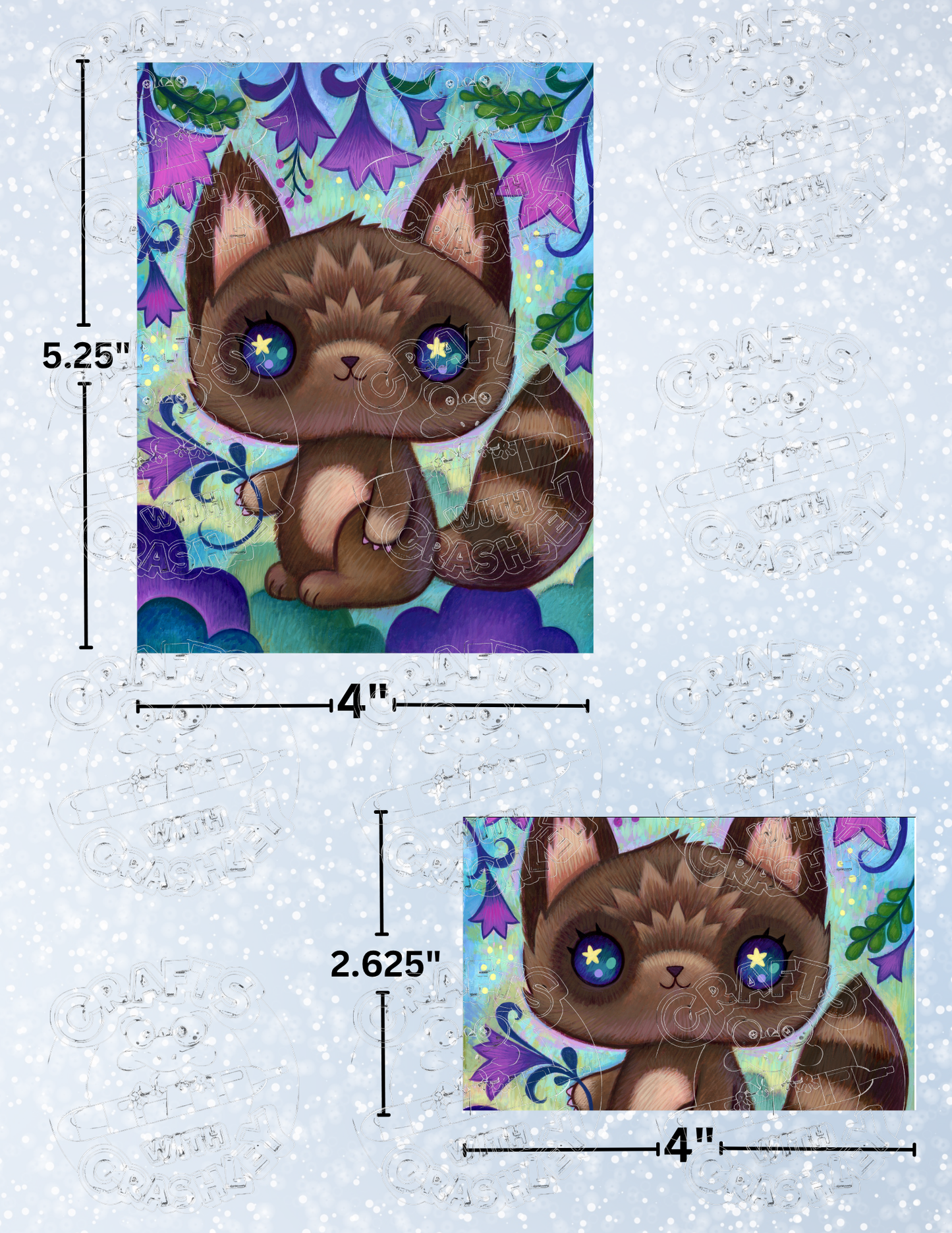 "Racco" by ©Jeremiah Ketner Premium Decorative Release Papers for Diamond Painting